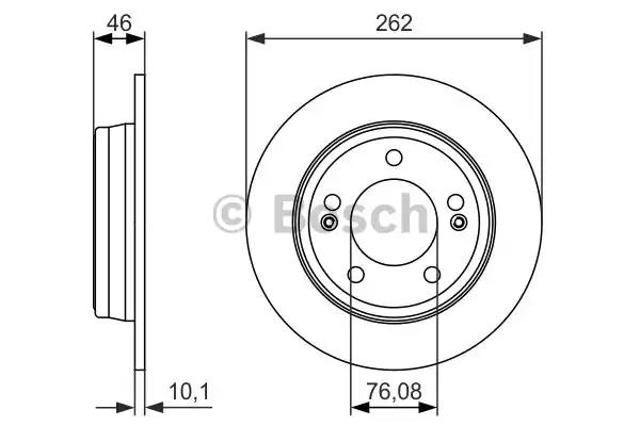 Задні дискові гальма 0986479052 BOSCH