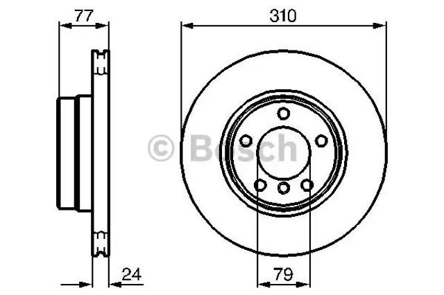 Ротор гальмівний 0986479055 BOSCH