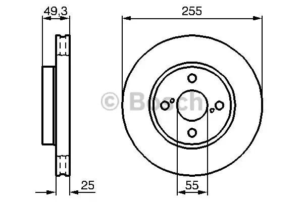 Ротор гальмівний 0986479085 BOSCH