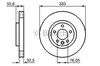 Гальмо дискове переднє 0986479096 BOSCH