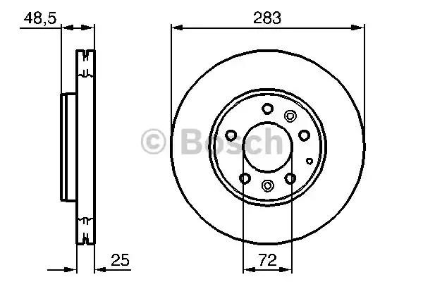 Ротор гальмівний 0986479132 BOSCH