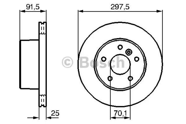 Ротор гальмівний 0986479146 BOSCH