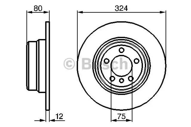 Дискові гальма 0986479167 BOSCH