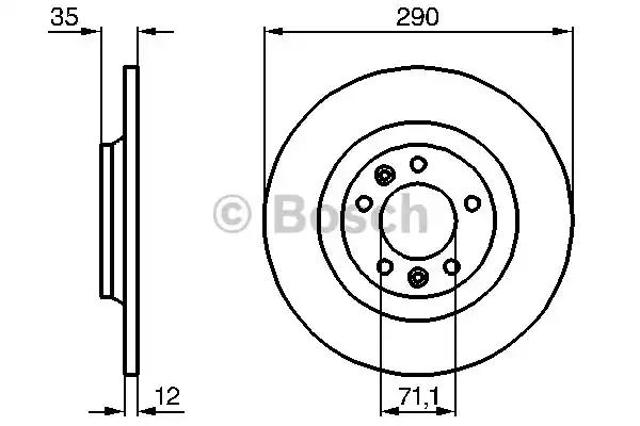 Дискові гальма 0986479194 BOSCH