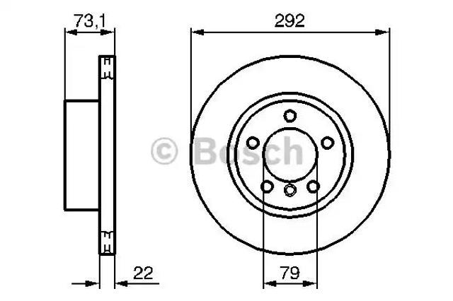 Ротор гальмівний 0986479214 BOSCH