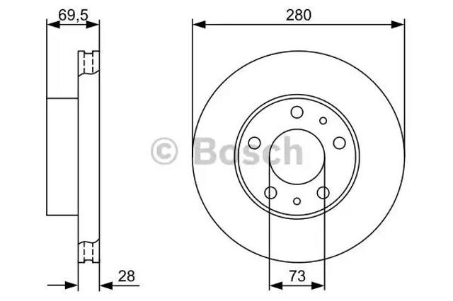 Ротор гальмівний 0986479313 BOSCH