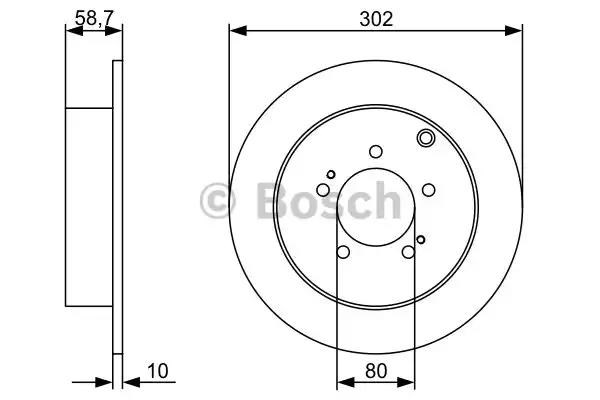 Дискові гальма 0986479318 BOSCH