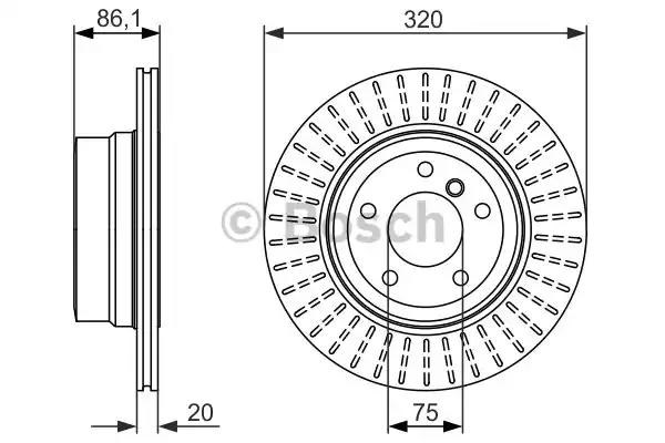 Дискові гальма 0986479351 BOSCH