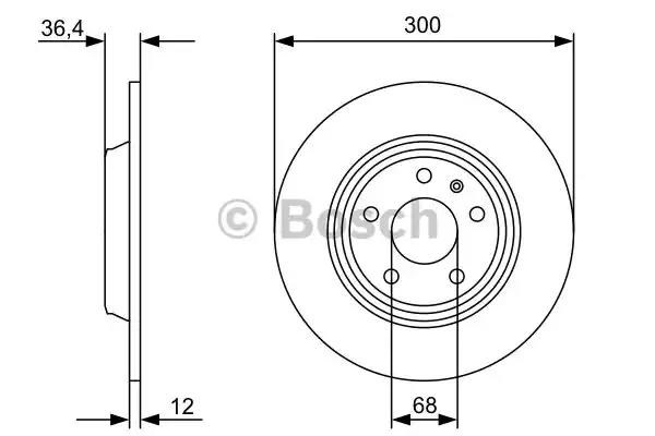 Задні дискові гальма 0986479382 BOSCH