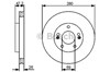 Гальмо дискове переднє 0986479460 BOSCH