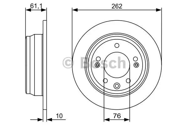 Дискові гальма 0986479508 BOSCH
