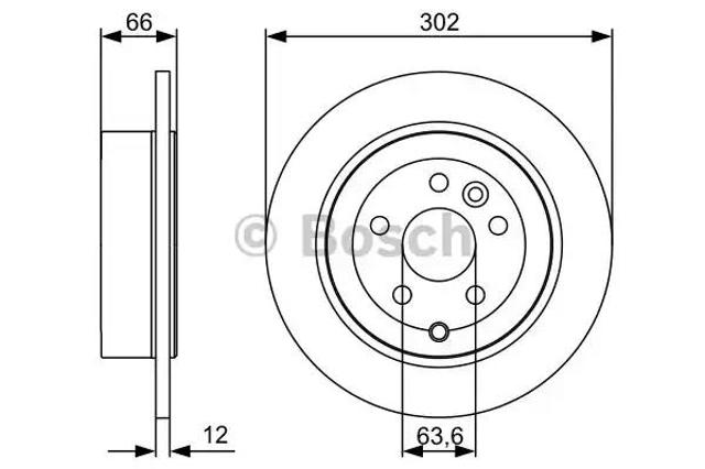 Дискові гальма 0986479518 BOSCH