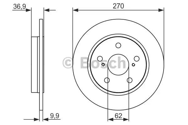 Задні дискові гальма 0986479519 BOSCH