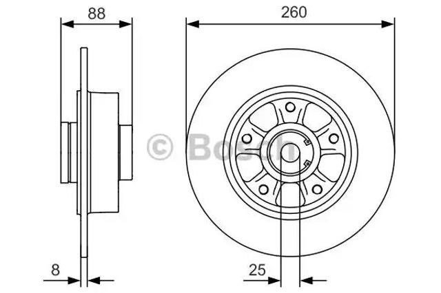 Задні дискові гальма 0986479575 BOSCH