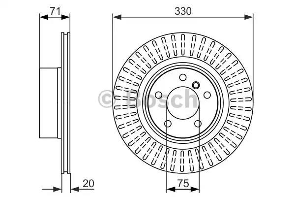 Задні дискові гальма 0986479727 BOSCH