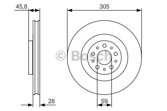 Ротор гальмівний 0986479736 BOSCH