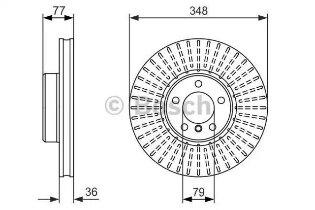 Гальмо дискове переднє 0986479774 BOSCH