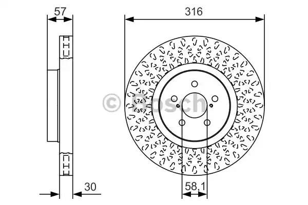 Ротор гальмівний 0986479A81 BOSCH
