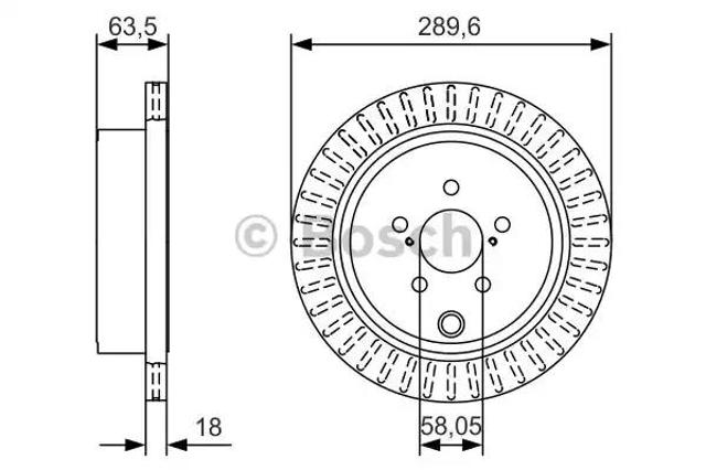 Дискові гальма 0986479A83 BOSCH