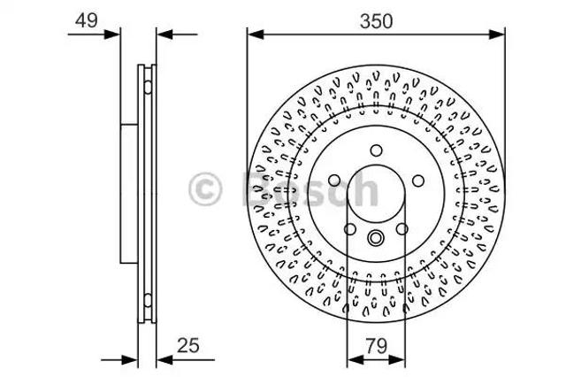 Задні дискові гальма 0986479D31 BOSCH