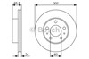 Диск гальмівний передній 0986479R86 BOSCH