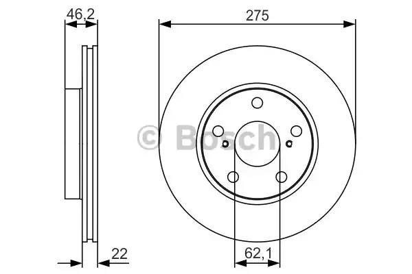 Ротор гальмівний 0986479R97 BOSCH