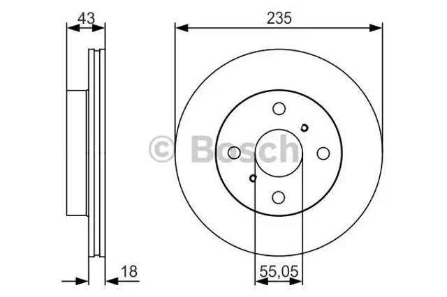 Ротор гальмівний 0986479S46 BOSCH