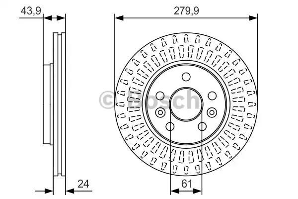 Ротор гальмівний 0986479S66 BOSCH