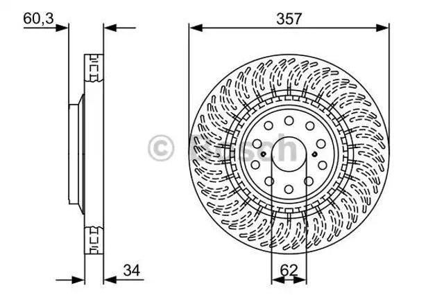 Ротор гальмівний 0986479V74 BOSCH
