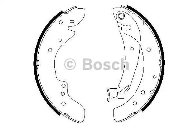 Колодки гальмові задні, барабанні 0986487521 BOSCH