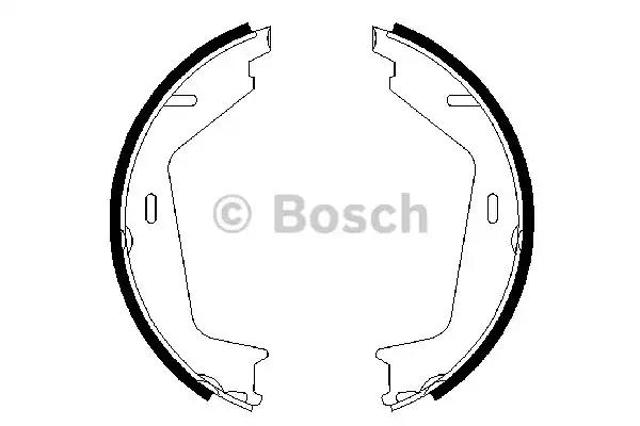 Колодки стоянкового гальма 0986487623 BOSCH