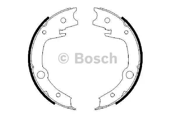 Гальмівні колодки ручника 0986487679 BOSCH
