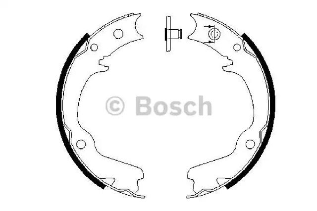 Колодки стоянкового гальма 0986487681 BOSCH