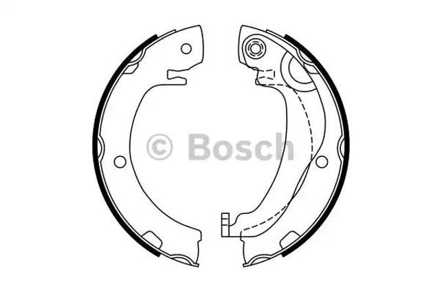 Гальмівні колодки ручника 0986487763 BOSCH