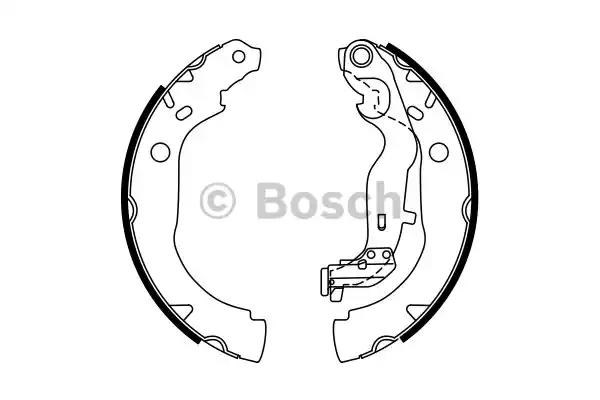 Колодки гальмові задні, барабанні 0986487774 BOSCH