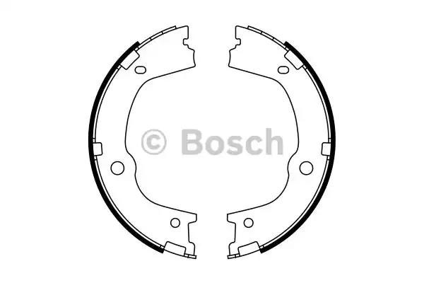 Гальмівні колодки стоянкового гальма 0986487776 BOSCH