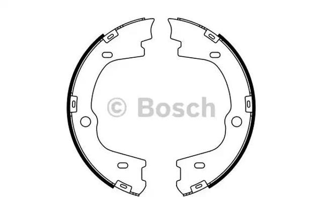 Колодки ручника / стоянкового гальма 0986487778 BOSCH