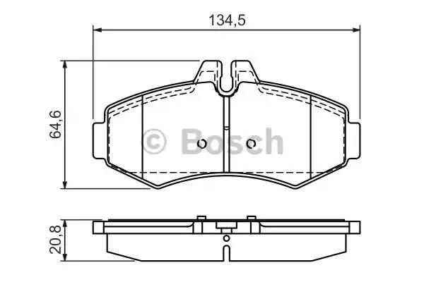 Дискові гальма 0986494013 BOSCH