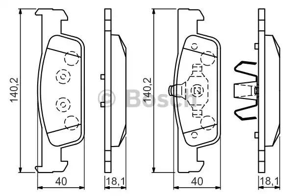 Дискові гальма 0986494661 BOSCH