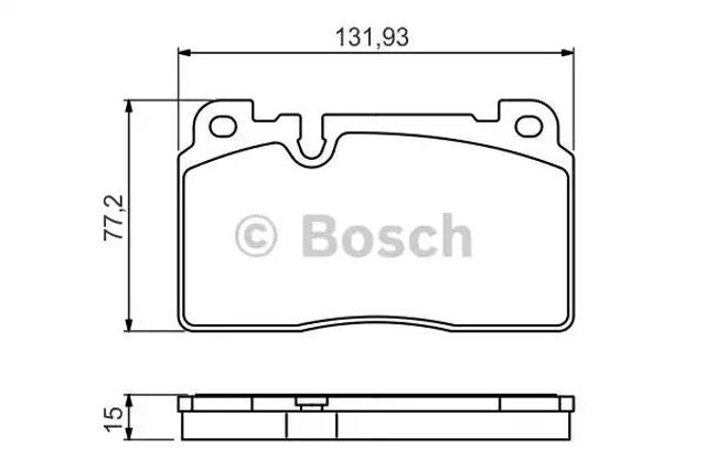 Дискові гальма 0986494702 BOSCH