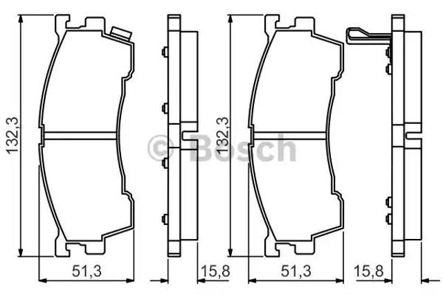 Дискові гальма 0986495265 BOSCH