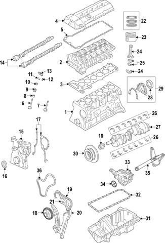 Ланцюг масло насоса 11412249745 BMW