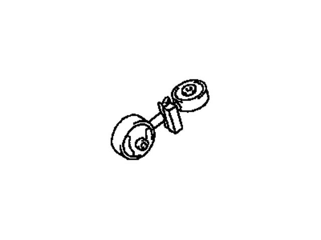 Подушка (опора) двигуна, права верхня 1236331020 TOYOTA