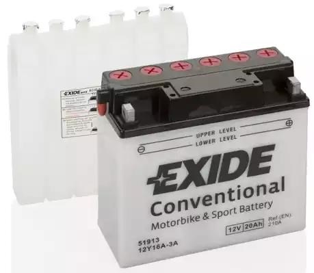 Акумуляторна батарея, АКБ 12Y16A3A EXIDE