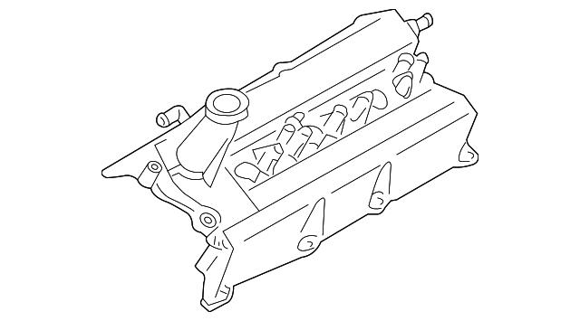 Кришка клапанна, ліва 13264JA10B NISSAN