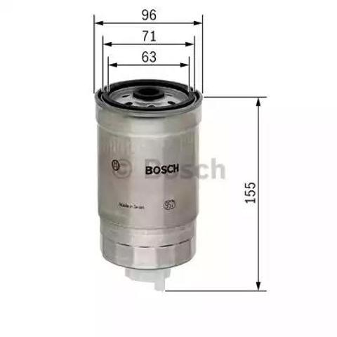 Фільтр тонкого очищення палива 1457434439 BOSCH