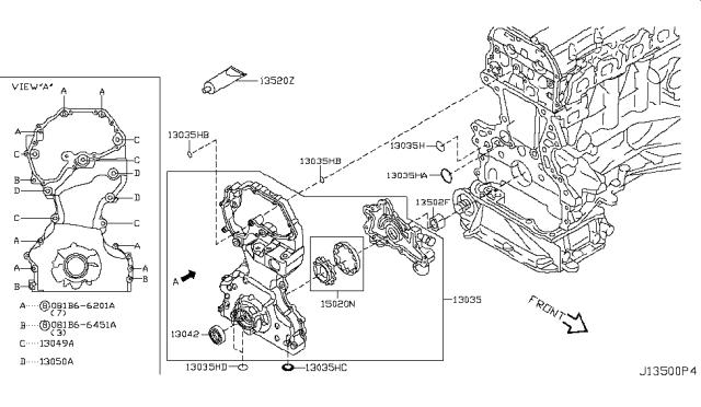 Прокладка пробки піддону двигуна 150666N202 NISSAN