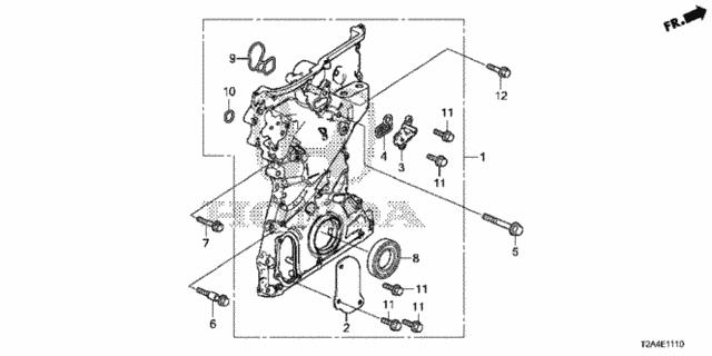 Кільце ущільнювальне свічкового колодязя 158455A2A01 HONDA
