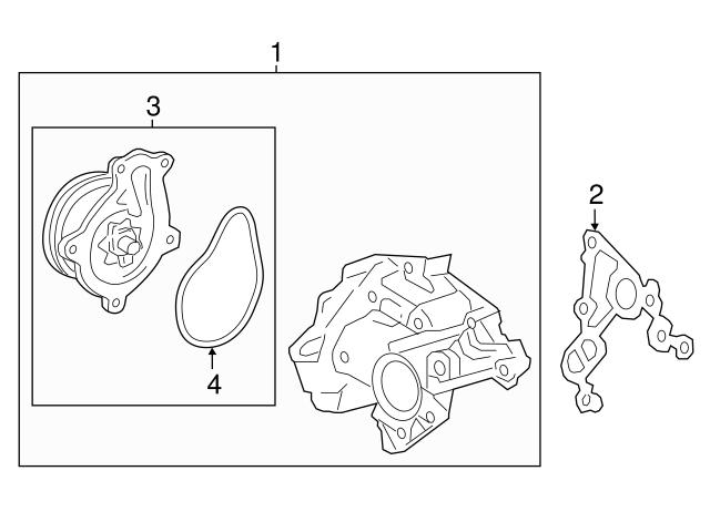 Водяний насос Toyota RAV4 4