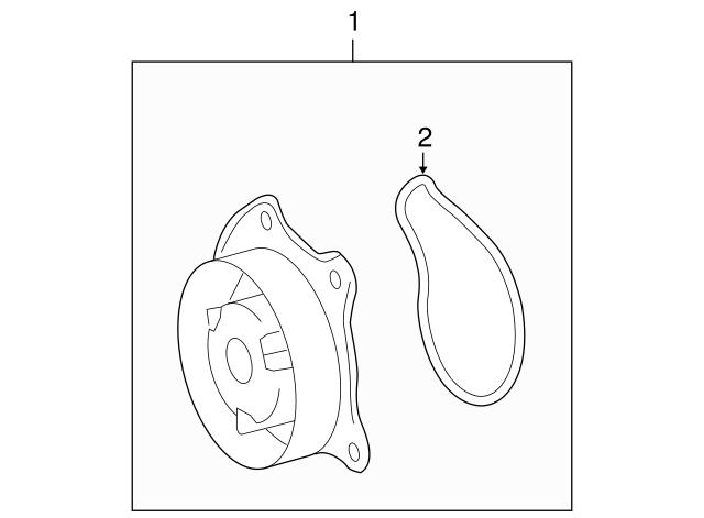 Прокладка водяної помпи 1627137010 TOYOTA